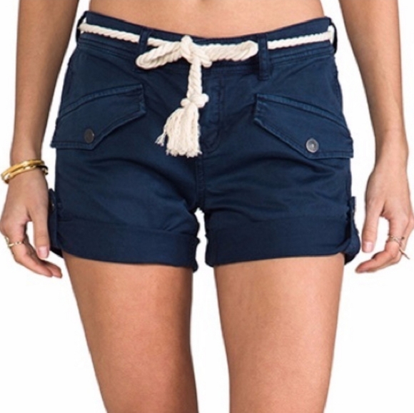 Free People Pants - Free People Nautical Rope Belt Utility Shorts
